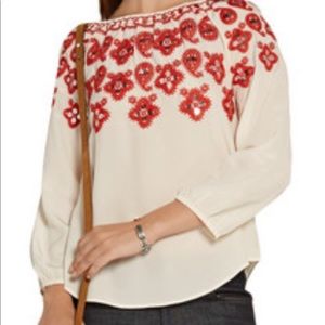 Tory Burch size 2 sequin blouse